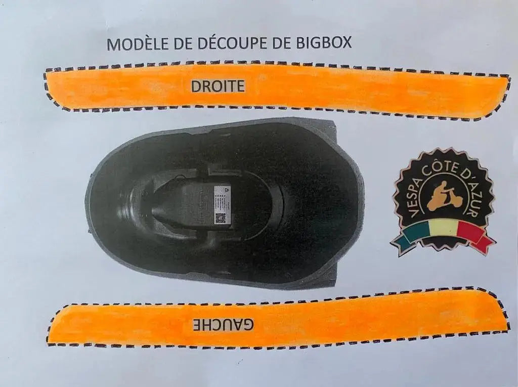 Adapter le BIG BOX sur des Vespas antérieures à 2019 BIG BOX Scooter